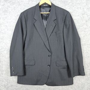 Kilburne Finch Men's Blazer Charcoal Pinstriped Size 44R S&K 2-Button Wool Blend